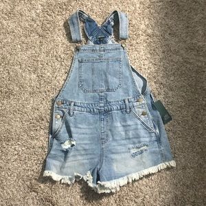 light washed overalls